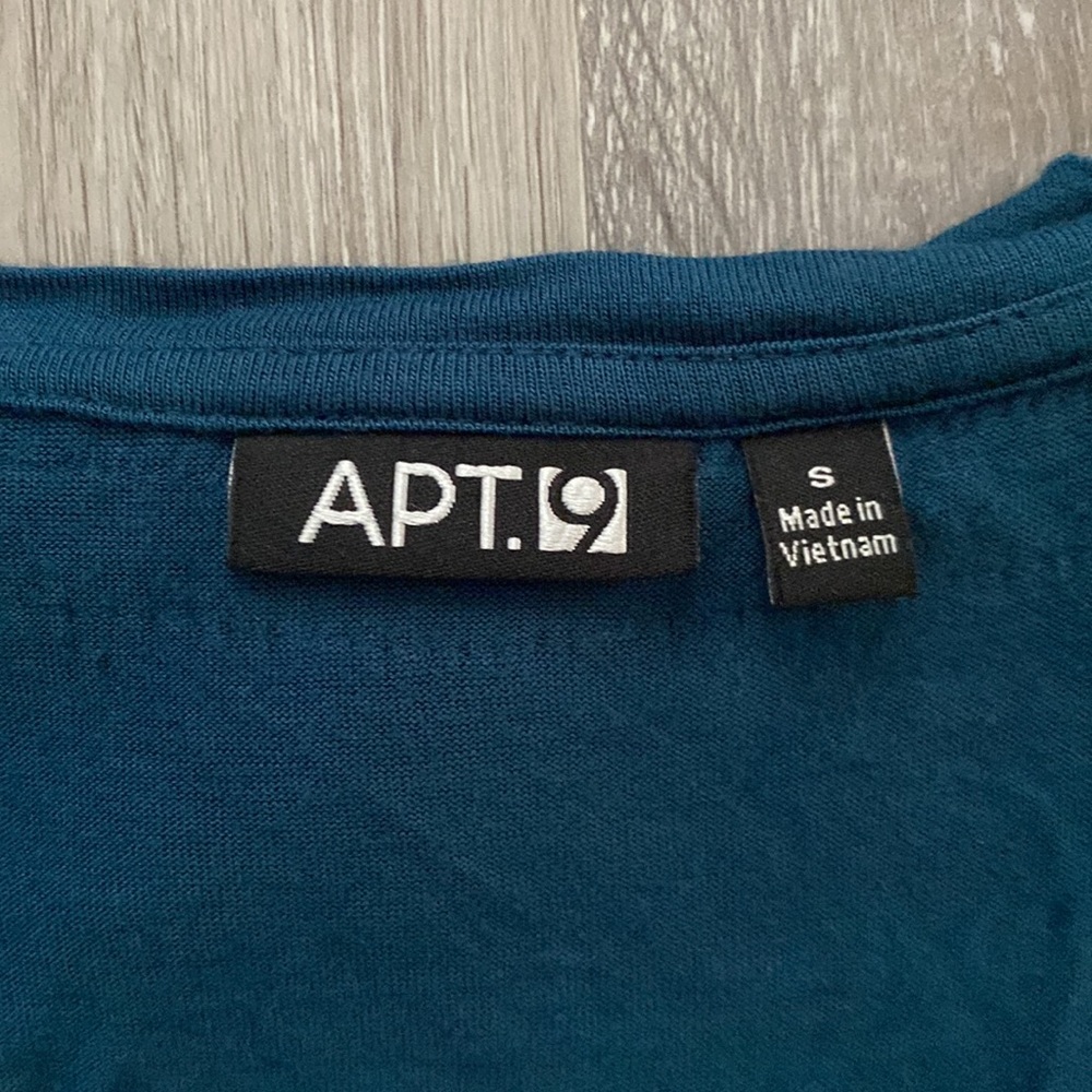Apt. 9 Teal Ruffle Tank Top - Picture 2 of 5